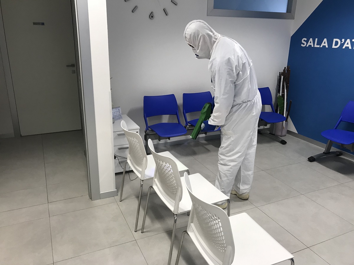 sanificazione ambienti di lavoro