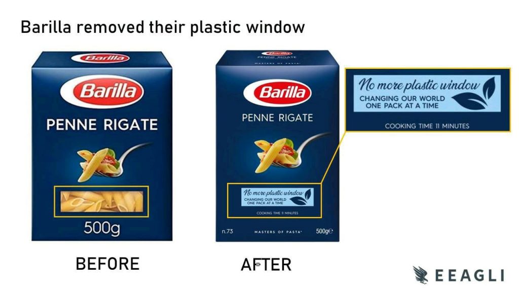 barilla finestre di plastica