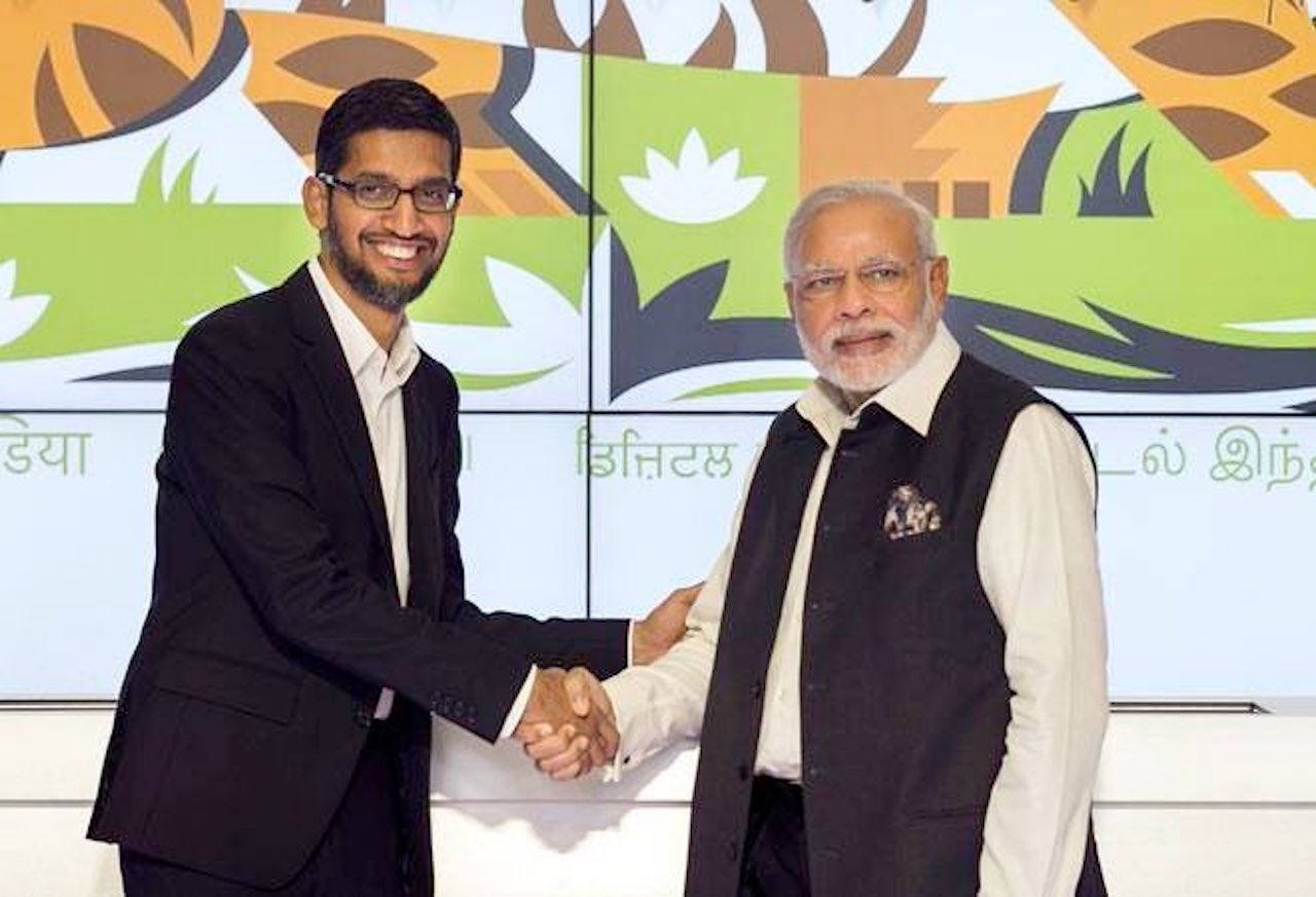 google 10 miliardi india