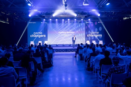 Massimiliano Magrini sul palco di Tech Insights 2019