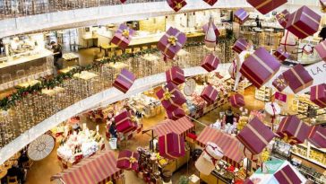 negozianti stagione natalizia