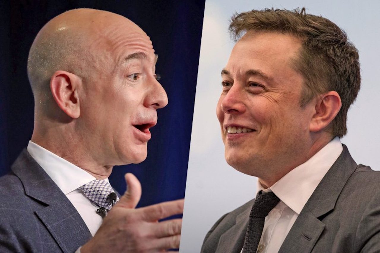bezos musk startup spaziali