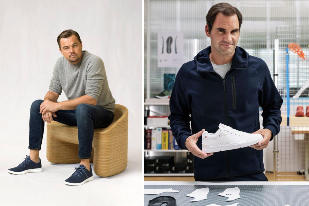 Wall Street, sneaker ecologiche: scontro in Borsa tra Leonardo DiCaprio e Roger Federer