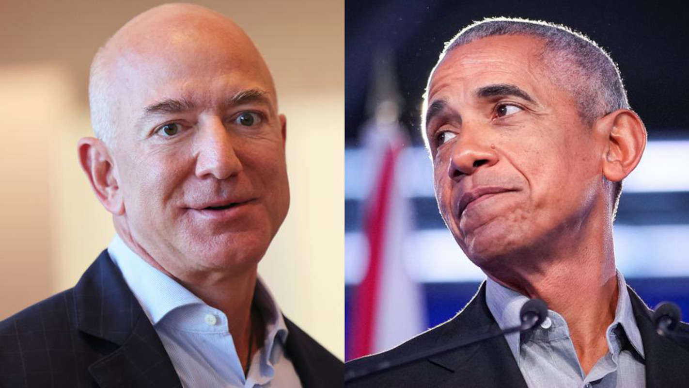 Jeff Bezos, generosa donazione alla Fondazione Obama
