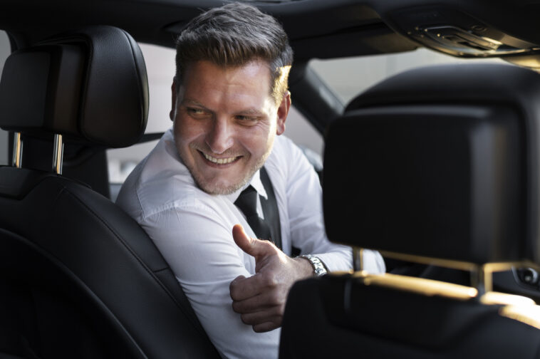 driver dressed elegant costume 1