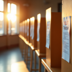 Immagine della chiusura delle votazioni a Green Bay