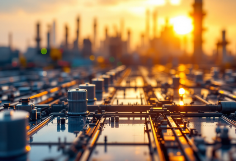 Immagine che rappresenta il crollo di Northvolt e l'industria delle batterie