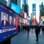 Immagine che rappresenta la disinformazione elettorale nelle elezioni americane.