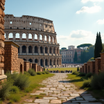 Immagine di un gladiatore al Colosseo con Airbnb