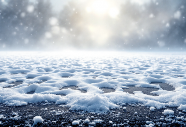 Giocatori di football affrontano il freddo durante una partita