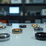 Immagine di smart ring innovativi nel mercato tecnologico