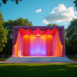 Immagine del talent show di Green Valley con artisti locali