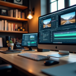 Screenshot di Kdenlive 24.08.3 con nuove funzionalità