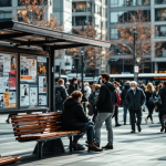 Manifestazione per lo sciopero del trasporto pubblico