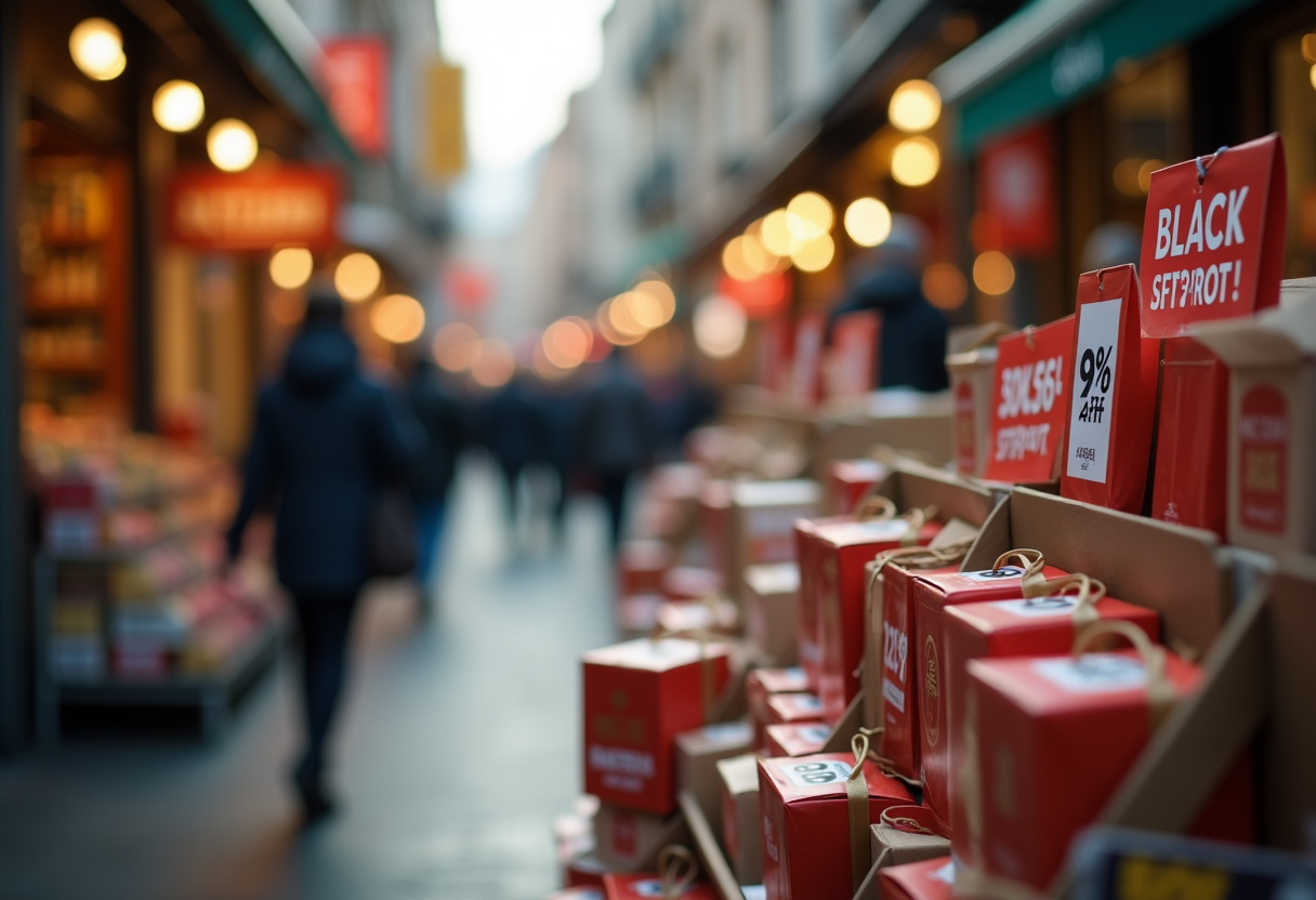 Immagine informativa sugli sconti del Black Friday 2024
