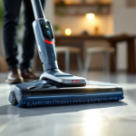 Scopa elettrica Bosch Unlimited 10 in azione