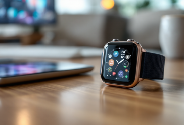 Smartwatch con Wear OS 5.1 in uso