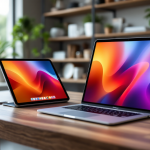 Schermo OLED di un MacBook e iPad Apple