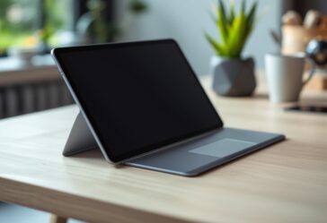 Concept di tablet pieghevole Apple previsto per il 2028