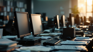 Immagine che rappresenta un attacco informatico in Ucraina