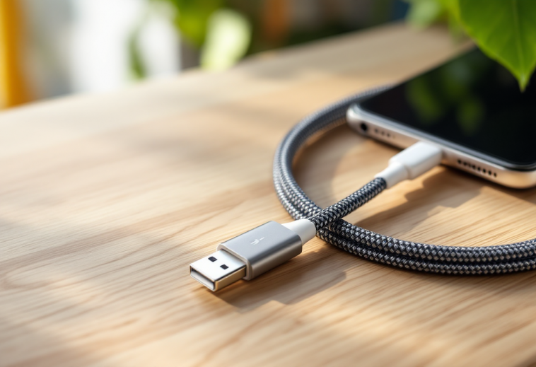Cavo di ricarica RAVIAD per iPhone con design sicuro