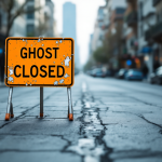 Mappa di Google con segnalazioni di chiusure fantasma