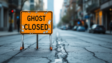 Mappa di Google con segnalazioni di chiusure fantasma