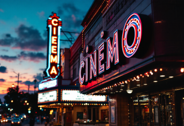 Immagine che rappresenta il cinema del 2024 con innovazioni