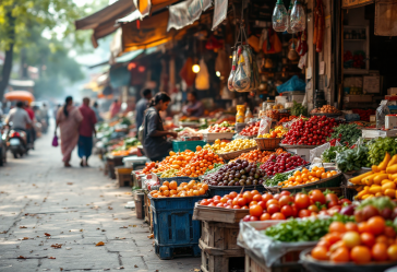 Immagine che rappresenta il commercio rapido in India