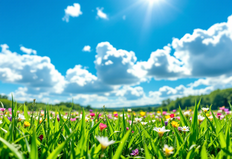 DJI Neo mini drone in volo sopra un paesaggio mozzafiato