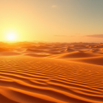 Immagine evocativa del film Dune con paesaggi desertici