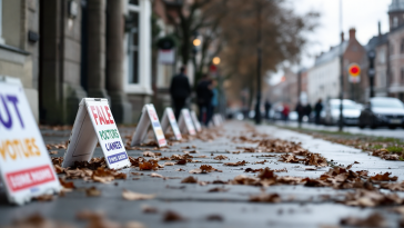 Manifestazione elettorale a Wicklow con cittadini coinvolti