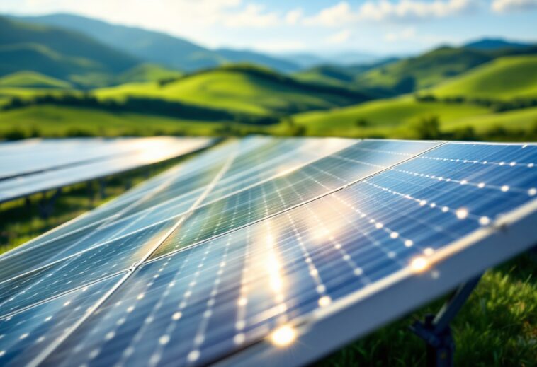 Logo di Adani Green Energy e grafica di espansione