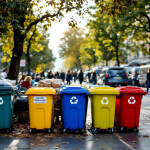 Ciclisti del Giro d'Italia in un paesaggio verde