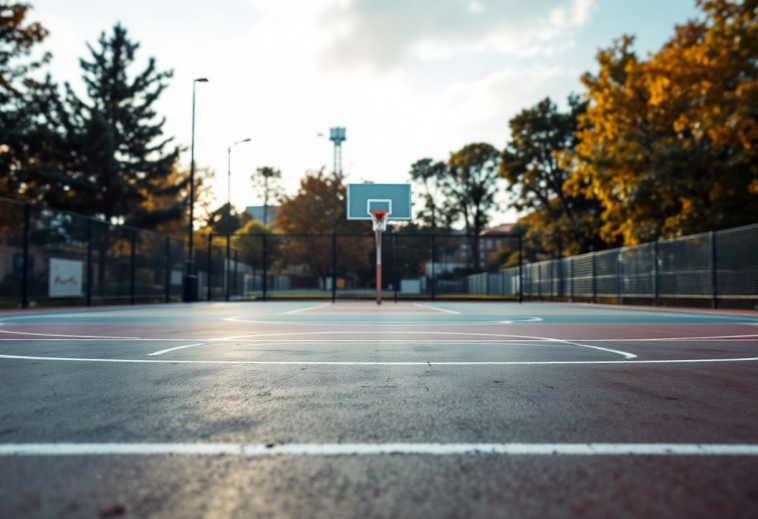 Giocatrici dell'Illinois in azione durante il campionato di basket femminile