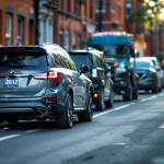 Incidente stradale a Green Bay con veicoli danneggiati