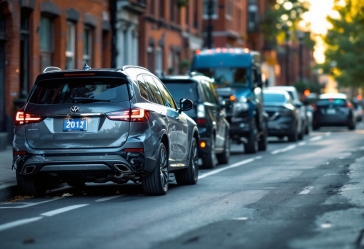 Incidente stradale a Green Bay con veicoli danneggiati