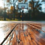 Draymond Green si tiene il polpaccio infortunato durante una partita