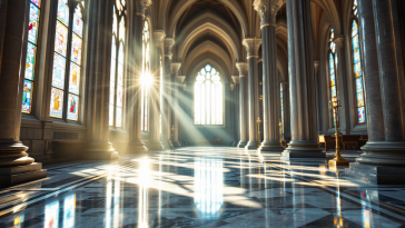 Immagine del conclave che rappresenta intrighi politici e religiosi