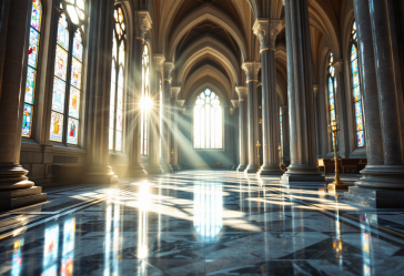 Immagine del conclave che rappresenta intrighi politici e religiosi