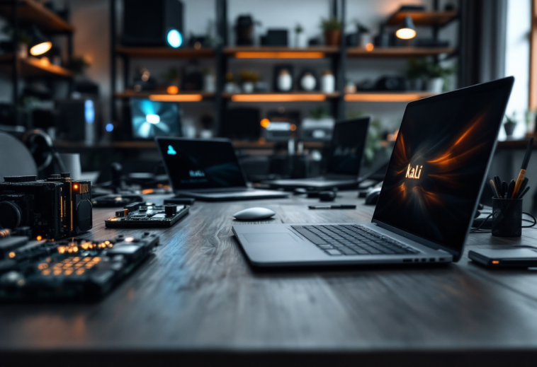 Screenshot di Kali Linux 2024.4 con nuove funzionalità