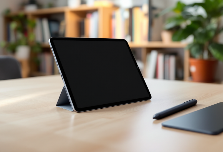 Penna MetaPen A8 per iPad su sfondo bianco