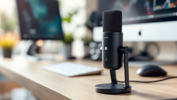 Microfono USB HyperX Solocast per streaming e gaming