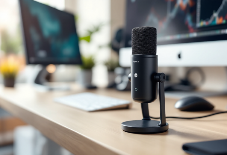 Microfono USB HyperX Solocast per streaming e gaming