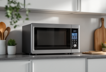 Microonde LG del futuro con display touchscreen avanzato