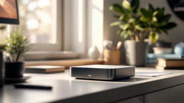 Mini PC BOSGAME AG40 con design compatto e potente