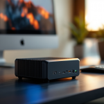 Mini PC GMKtec NucBox G5 in un ambiente di lavoro moderno