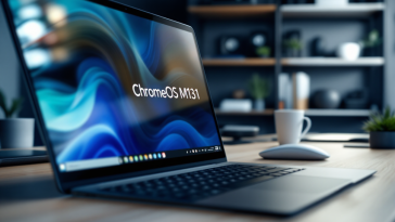 Screenshot delle nuove funzionalità di ChromeOS M131