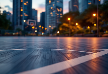 Giocatori dei Pelicans in azione durante la partita