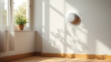 Rilevatore di monossido di carbonio Smartwares in uso